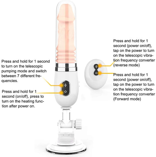 Small Suction Cup Dildo Remote Control